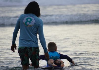 We will always stay close to your kids in the water to keep them safe surf lesson bali 8Surfschool