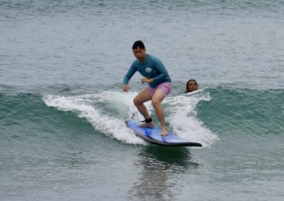 Keep practice and you will get better surf lesson bali 8Surfschool