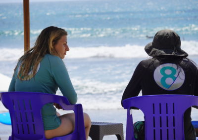 You will get tips during your break and after your lesson to improve your surf skills surf lesson bali 8Surfschool